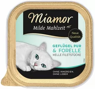 Mokra karma dla kotów - Miamor Milde Mahlzeit, 6 x 100 g - Drób z pstrągiem - miniaturka - grafika 1