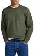 Swetry męskie - Pepe Jeans Sweter męski Silvertown, Zielony (oliwkowy), XL - miniaturka - grafika 1