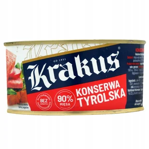 Konserwa Tyrolska Krakus Mielonka Wieprzowa 300G - Pasztet i przetwory mięsne - miniaturka - grafika 1
