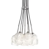 Lampy sufitowe - Lampa wisząca Rubin - kolor srebrny - FE/RUBIN/7P - miniaturka - grafika 1
