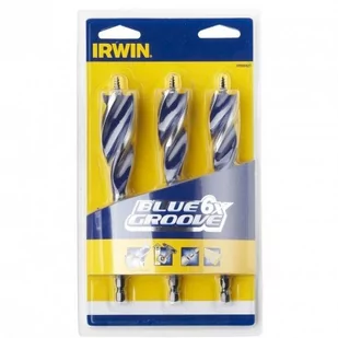 Irwin Zestaw 3 szt. wierteł Blue Groove 6X 10506627 - Wiertła - miniaturka - grafika 1