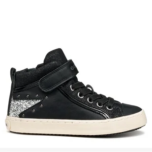 Sneakersy Geox J Kalispera J944GM 054GN C9244 D Czarny - Buty dla dziewczynek - miniaturka - grafika 1
