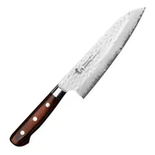 Noże kuchenne - Sakai Takayuki Hammered VG-10 Nóż Santoku 18 cm - miniaturka - grafika 1