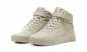 Buty sportowe damskie - Puma Buty damskie Carina 2.0 Mid Winterized beżowe 38 - miniaturka - grafika 1