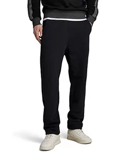 G-STAR RAW Męskie spodnie dresowe Niezbędne Unisex Luźne spodnie z dzianiny, Czarny (Dk Black D395-6484), L - Spodenki męskie - miniaturka - grafika 1