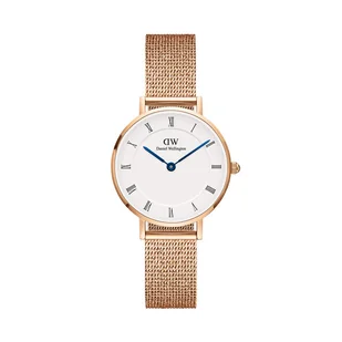 Zegarek Zegarek Daniel Wellington Petite Roman Numerals Melrose DW00100681 Złoty - Zegarki damskie - miniaturka - grafika 1