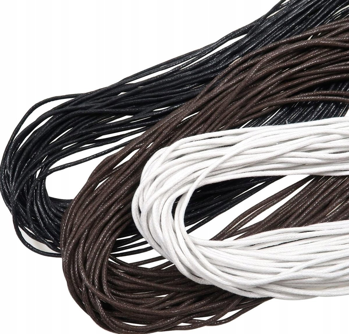 Sznurek bawełniany woskowany 105 m 2 mm do biżuterii rękodzieła