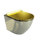 Miski WC - Lavita Miska wisząca wc Sofi Slim Golden Never Die - miniaturka - grafika 1