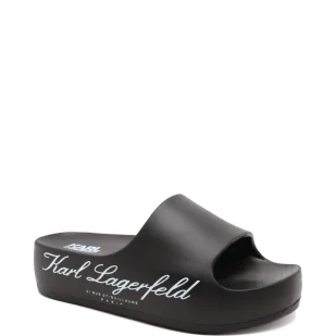 Karl Lagerfeld Klapki KOBO II Hotel Logo Slide - Klapki i japonki damskie - miniaturka - grafika 1