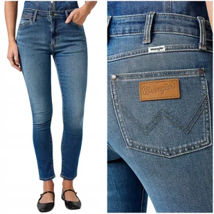 Wrangler SIENNA Dingey Fade damskie spodnie jeansowe rurki 7/8 W33 L32 - Spodnie damskie Wrangler SIENNA Dingey Fade damskie spodnie jeansowe rurki 7/8 W33 L32 - Spodnie damskie - miniaturka - grafika 1