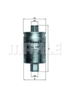 Filtry paliwa - Filtr paliwa Mahle KL 182 - miniaturka - grafika 1