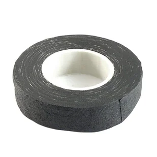 Taśma izolacyjna tekstylna 19mm/15m czarna - Taśmy klejące - miniaturka - grafika 1