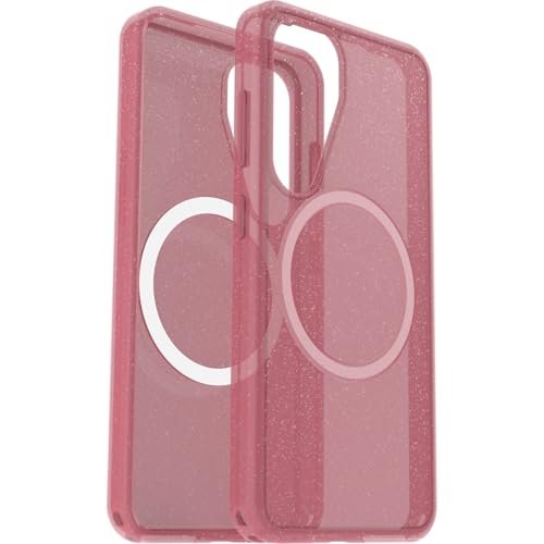 Etui OtterBox Symmetry Clear z magnesami do Samsung Galaxy S25, odporne na upadek, smukłe etui ochronne, trzykrotnie wyższa wytrzymałość niż wymagana zgodnie z normą wojskową, Różowy