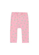 Legginsy - s.Oliver Junior Baby Girls Legginsy z nadrukiem na całej powierzchni, różowe, 92, Rosa, 92 cm - miniaturka - grafika 1