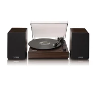 Gramofony - Lenco LS-200WD Brązowy - miniaturka - grafika 1