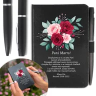 Notesy i bloczki - NOTES A6 + DŁUGOPIS Prezent DZIEŃ NAUCZYCIELA Mix - miniaturka - grafika 1