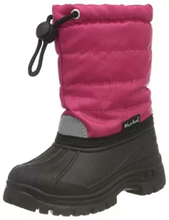Playshoes Uniseks - Dzieci, Kozaki Zimowe z Wkładką, Różowy/Czarny, 32/33 EU - Kozaki damskie - miniaturka - grafika 1