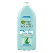 Balsamy i kremy do ciała - Garnier After Sun Lotion z aloesem, chłodzący balsam do ciała, Ambre Solaire po opalaniu, kojące mleko, 1 x 400 ml - miniaturka - grafika 1