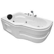 Wanny z hydromasażem - Wanna z hydromasażem asymetryczna 150x92 cm MO-0207 - miniaturka - grafika 1