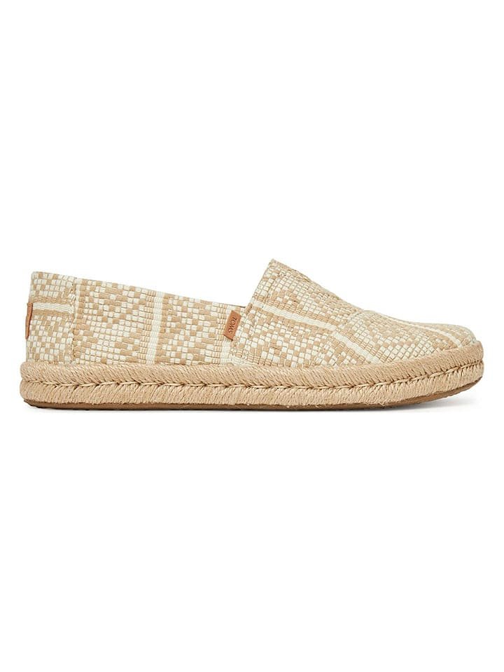 TOMS Espadryle w kolorze kremowym