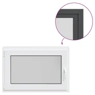 Tablice i flipcharty - vidaXL Okno piwniczne RISOR 90x60 cm uchylno-rozwierne DIN lewe - miniaturka - grafika 1