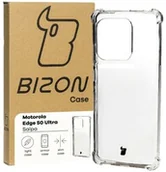 Etui i futerały do telefonów - Bizon Elastyczne etui Case Salpa do Motorola Edge 50 Ultra, przezroczyste - miniaturka - grafika 1