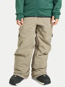 Spodnie narciarskie - Quiksilver Spodnie snowboardowe Porter EQBTP03058 Beżowy Regular Fit - miniaturka - grafika 1