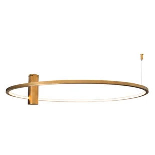 Plafoniera sufitowa Queen C0240 Maxlight LED 20W ring do salonu złoty - Lampy sufitowe - miniaturka - grafika 1