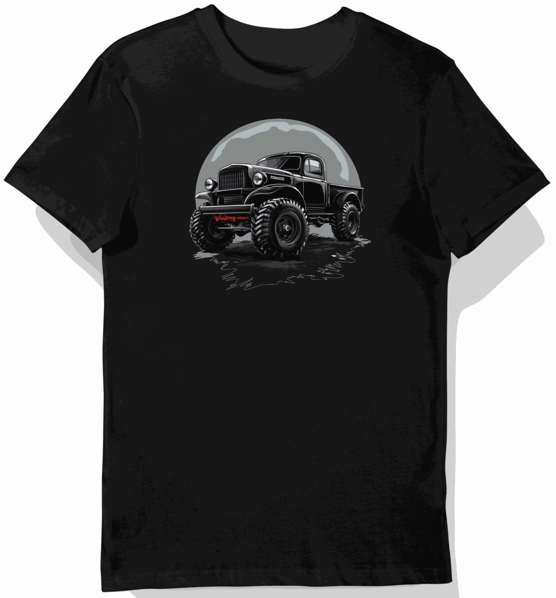 Koszulka męska czarna Moc Klasycznego Hot Roda M