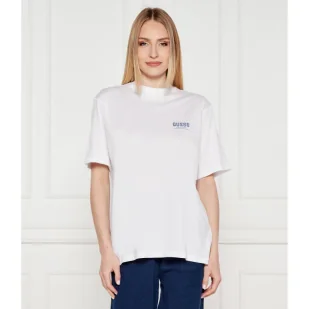 GUESS T-shirt Regular Fit - Koszulki i topy damskie - miniaturka - grafika 1