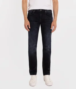 Jeansy męskie comfort slim DENZEL 2701 BLUE BLACK USED-33\32 - Spodnie męskie - miniaturka - grafika 1