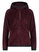 Kurtki damskie - CMP Kurtka polarowa w kolorze bordowym - miniaturka - grafika 1