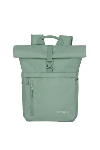 Travelite Unisex Basics Rollup plecak (1 opakowanie), jasnozielony, 60 cm/35 Liter, Klasyczny