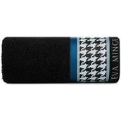 Ręczniki - Ręcznik Eva8 Czarny 70 x 140 cm - miniaturka - grafika 1