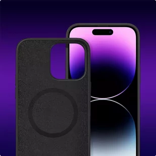 Etui ochronne silikonowe do MagSafe do Apple iPhone 13/ iPhone 14 Black - Etui i futerały do telefonów - miniaturka - grafika 2
