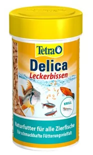 Tetra naturalna karma (dla ryb ozdobnych, krylów Daphnii, pchłych wodnych Brine Shrimps Bloodworms czerwone larwy komarów), różne rodzaje i rozmiary - Pokarm dla ryb - miniaturka - grafika 1
