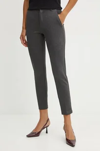 Silvian Heach spodnie FOGOL damskie kolor szary dopasowane high waist GPA24146PA - Spodnie damskie - miniaturka - grafika 1