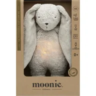 Maskotki i pluszaki - Moonie The Humming Friend 2.0 Organic Grey przytulanka do spania z melodią 1 szt. - miniaturka - grafika 1