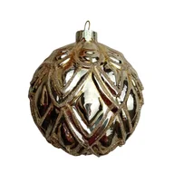 Bombki - Goodwill/ Szklana bombka 3D 10 cm 3 szt. - miniaturka - grafika 1