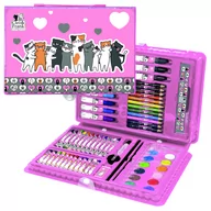 Przybory szkolne - zestaw artystyczny 71 el. cleo i frank 39 - miniaturka - grafika 1