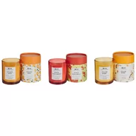 Aromaterapia - 3 świeczki zapachowe sojowe brzoskwinia czerwona porzeczka/miechunka/złote jabłko COLORFUL BARREL - miniaturka - grafika 1