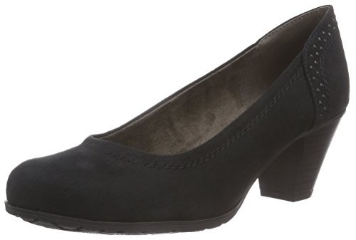 Softline 22461 czółenka damskie, czarny - Czarny czarny Black 001-36 EU