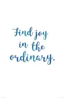 Plakaty - Nice wall Find joy in the ordinary - plakat PS3232 - miniaturka - grafika 1