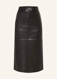 Calvin Klein Spódnica Z Imitacji Skóry schwarz - Spódnice - miniaturka - grafika 1