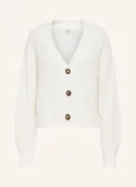 Swetry damskie - Only Kardigan beige - miniaturka - grafika 1