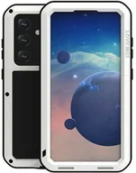 Etui i futerały do telefonów - LOVE MEI Etui Pancerne + szkło Powerful do Galaxy S24, białe - miniaturka - grafika 1