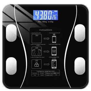 Waga Analityczna Łazienkowa 180kg Bluetooth Elektroniczna Bt Inteligentna - Wagi łazienkowe - miniaturka - grafika 1