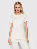 Koszulki sportowe damskie - Guess T-Shirt V2RI13 K8HM0 Szary Regular Fit - miniaturka - grafika 1