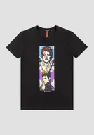 Koszulki męskie - T-Shirt Męski Antony Morato Slim Fit Czarny - Xl - miniaturka - grafika 1