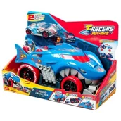 Samochody i pojazdy dla dzieci - Wyrzutnia MAGIC BOX T-Racers Mix’n Race Shark Squad Launcher PTRSP114IN80 - miniaturka - grafika 1